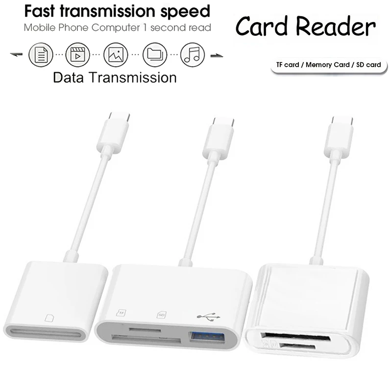 3in1/2in1/1in1 Type-C To SD/TF Card Reader Camera Adapter SD TF Memory Card Plug and Play OGT USB-C to USB Adapter
3in1/2in1/1in1 Type-C To SD/TF Card Reader Camera Adapter SD TF Memory Card Plug and Play OGT USB-C to USB Adapter