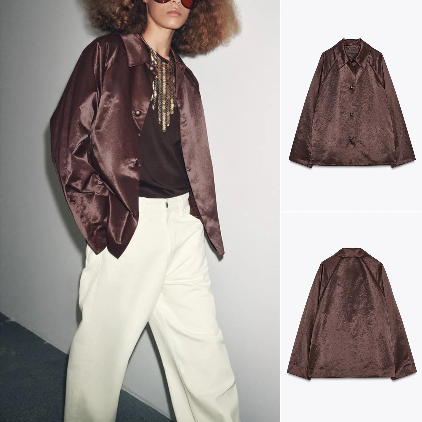 Новое осеннее женское длинное атласное пальто-туэт све с прямым вырезом по подолу, теплая женская верхняя одежда из полиэфирного волокна во французском стиле
Новое осеннее женское длинное атласное пальто-туэт све с прямым вырезом по подолу, теплая женская верхняя одежда из полиэфирного волокна во французском стиле