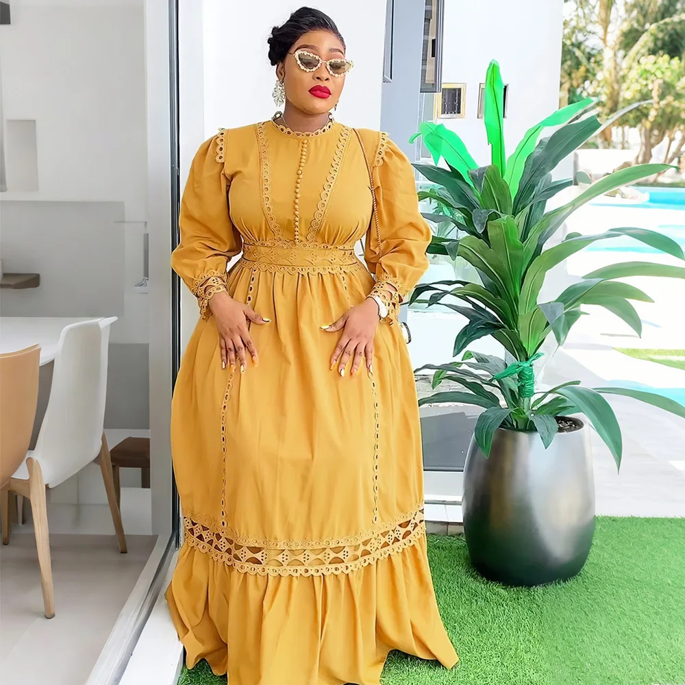 Women's Size Dress Large Women's Long Skirt Solid Color Elegant Long Dress Skirt Long Sleeve Casual Party Long Dress Female
Women's Size Dress Large Women's Long Skirt Solid Color Elegant Long Dress Skirt Long Sleeve Casual Party Long Dress Female