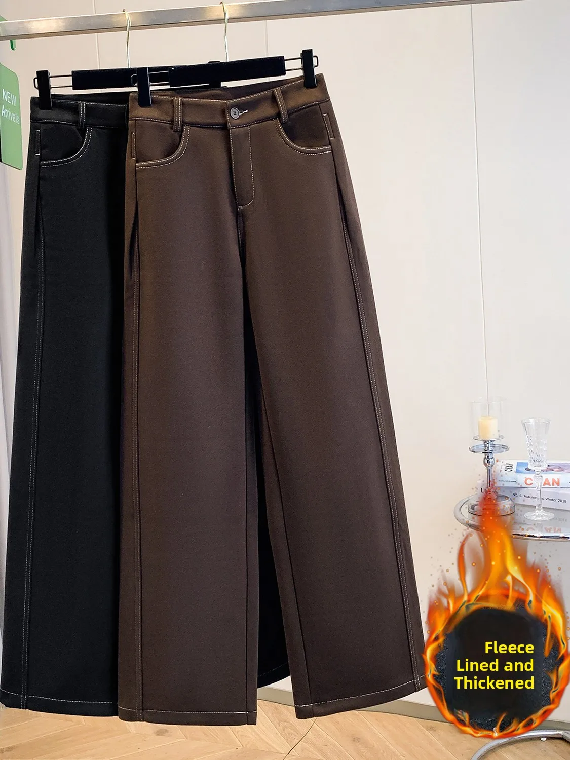 Ретро-брюки с широкими штанинами и зауженным силуэтом, утепленные, повседневные, для полных женщин, осень-зима, новинка, полиэстер, спандекс
Ретро-брюки с широкими штанинами и зауженным силуэтом, утепленные, повседневные, для полных женщин, осень-зима, новинка, полиэстер, спандекс