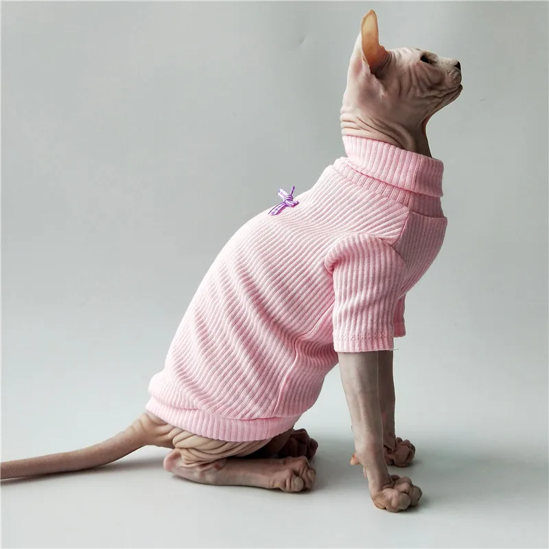 Sphynx Cat Clothes Hairless Cat Clothes Spring Autumn Cat Sweater Hairless Cat Outfits Kitty Bottoming Clothes
Sphynx Cat Clothes Hairless Cat Clothes Spring Autumn Cat Sweater Hairless Cat Outfits Kitty Bottoming Clothes