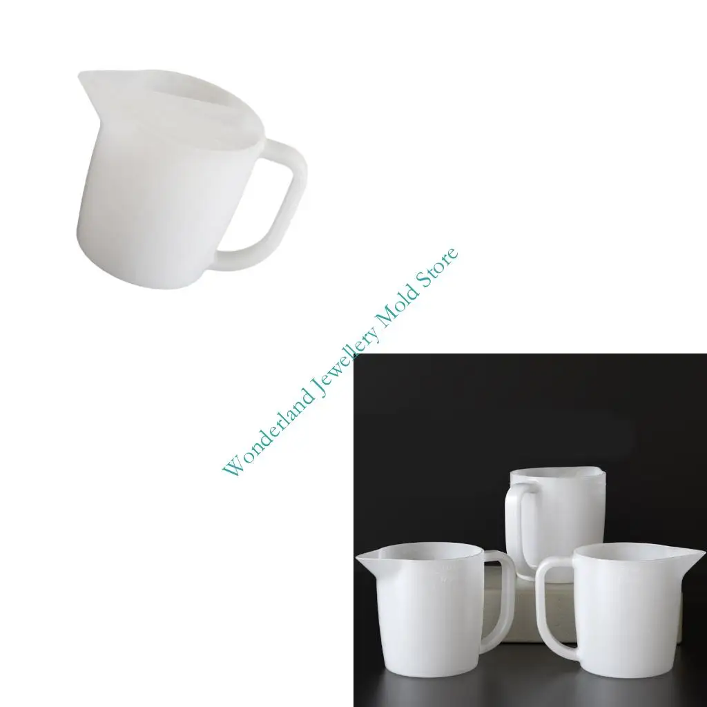 H7EB Multipurpose Sturdy Silicone Resin Mixing Cup with Handle Grips Channel Paint Pouring Tool Portable for Craft Supplies 
H7EB Multipurpose Sturdy Silicone Resin Mixing Cup with Handle Grips Channel Paint Pouring Tool Portable for Craft Supplies