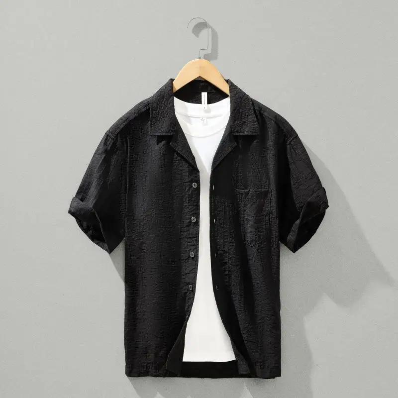 Летние мужские повседневные свободные ort Sve Silk irt, модные японские рукава, универсальные, свободные, удобные, дышащие, из хлопка
Летние мужские повседневные свободные ort Sve Silk irt, модные японские рукава, универсальные, свободные, удобные, дышащие, из хлопка