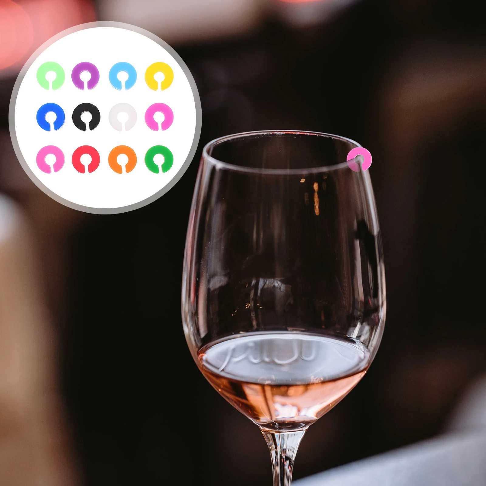 12pcs Wine Glass Marker Creative Colorful Drink Identifiers Reusable Charms Nonslip Tags For Party Red Whisky Cocktail
12pcs Wine Glass Marker Creative Colorful Drink Identifiers Reusable Charms Nonslip Tags For Party Red Whisky Cocktail