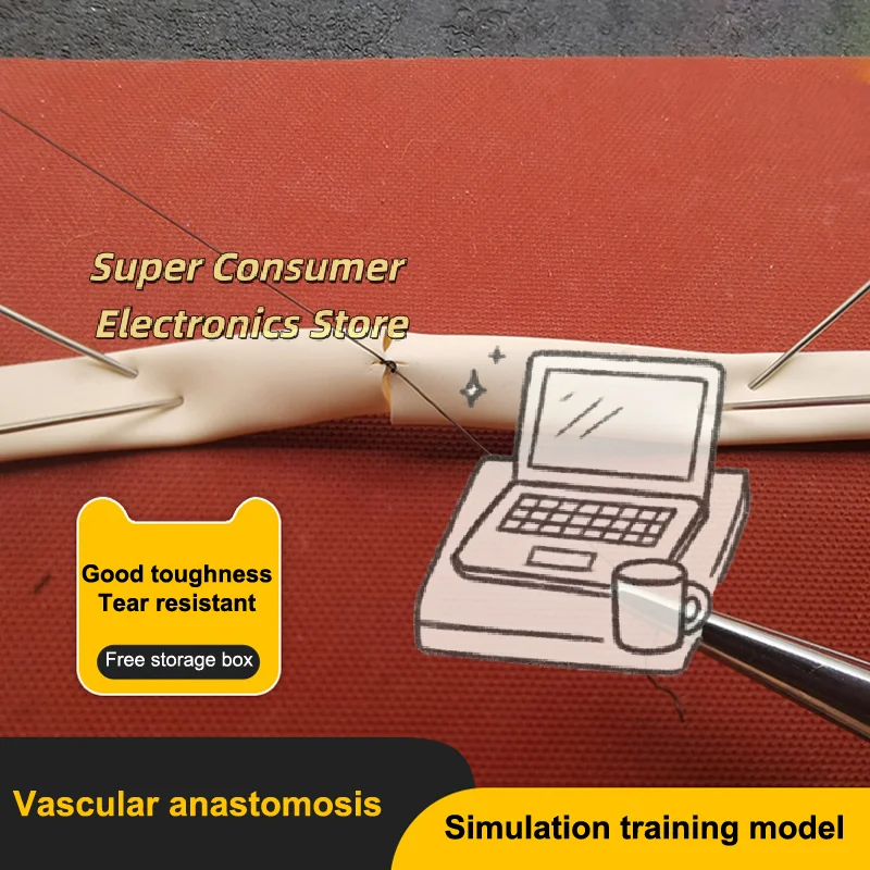 Microsurgery Anastomosis Practice Model with Simulated Blood Vessels for Surgical Suturing Training
Microsurgery Anastomosis Practice Model with Simulated Blood Vessels for Surgical Suturing Training