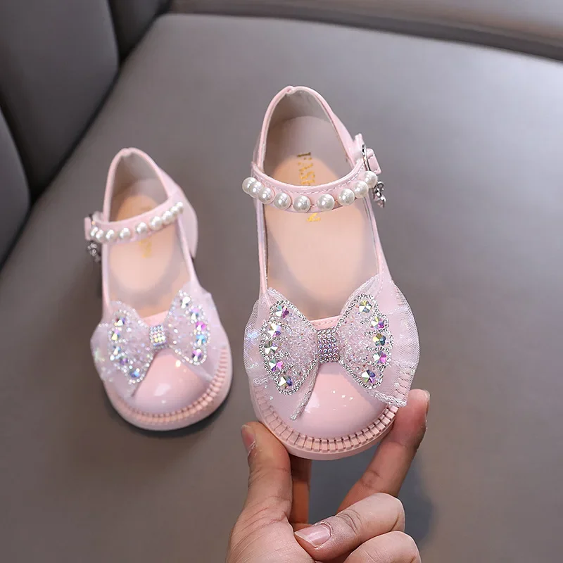 Kids Leather Shoe Spring Autumn New Princess Shoes for Girls Sweet Bowtie Pearl Children Causal Ballet Performance Flat Shoes
Kids Leather Shoe Spring Autumn New Princess Shoes for Girls Sweet Bowtie Pearl Children Causal Ballet Performance Flat Shoes