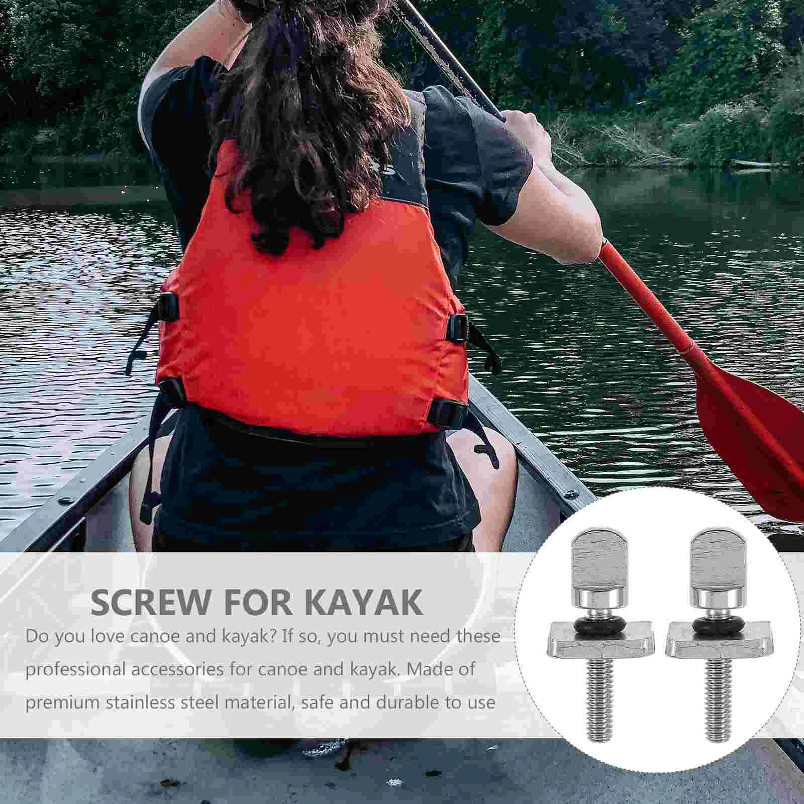 Tail Fin Screw Thumb Screws for Kayak Canoe Boat Accessories Mounting Replacement Kit Paddle Board
Tail Fin Screw Thumb Screws for Kayak Canoe Boat Accessories Mounting Replacement Kit Paddle Board