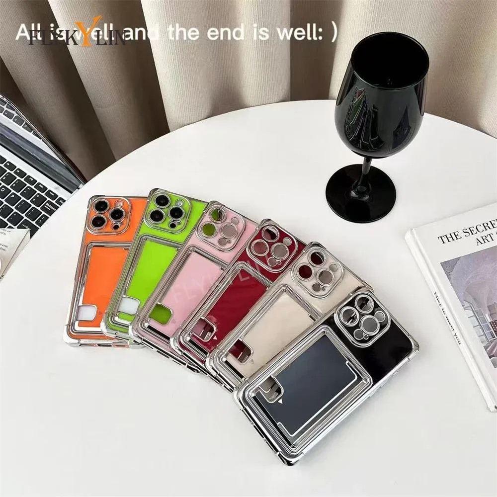 FLYKYLINHOCE Side Card Holder Phone Cases For iPhone 16 Pro Max 15 14 Plus 13 12 11 Case Luxury Plating Shockproof Wallet Cover
FLYKYLINHOCE Side Card Holder Phone Cases For iPhone 16 Pro Max 15 14 Plus 13 12 11 Case Luxury Plating Shockproof Wallet Cover