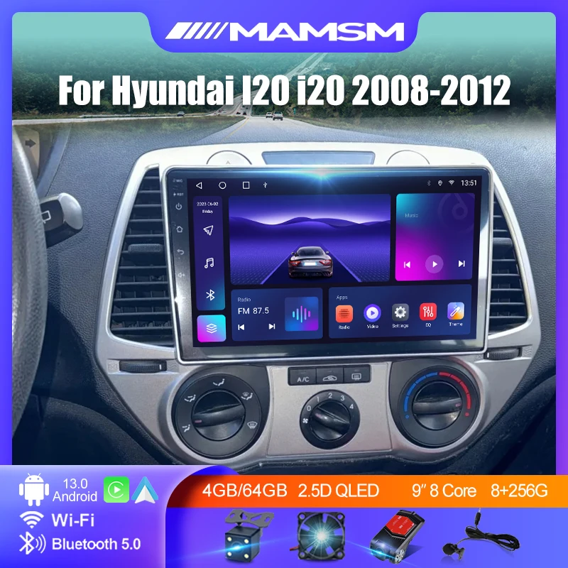 Android 13.0 For Hyundai I20 i20 2008 - 2012 Car Radio Stereo Multimedia Video Player WIFI Touchscreen Carplay Autoradio 4G GPS
Android 13.0 For Hyundai I20 i20 2008 - 2012 Car Radio Stereo Multimedia Video Player WIFI Touchscreen Carplay Autoradio 4G GPS