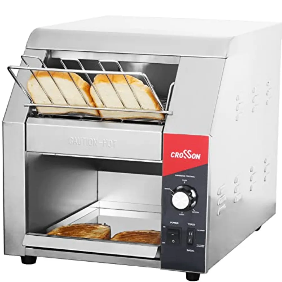 ETL Listed Conveyor Toaster 450PCS/Hour 10 Wideness 3 Opening Heavy Duty Commercial Toaster for Cafes Buffets Restaurants and C
ETL Listed Conveyor Toaster 450PCS/Hour 10 Wideness 3 Opening Heavy Duty Commercial Toaster for Cafes Buffets Restaurants and C