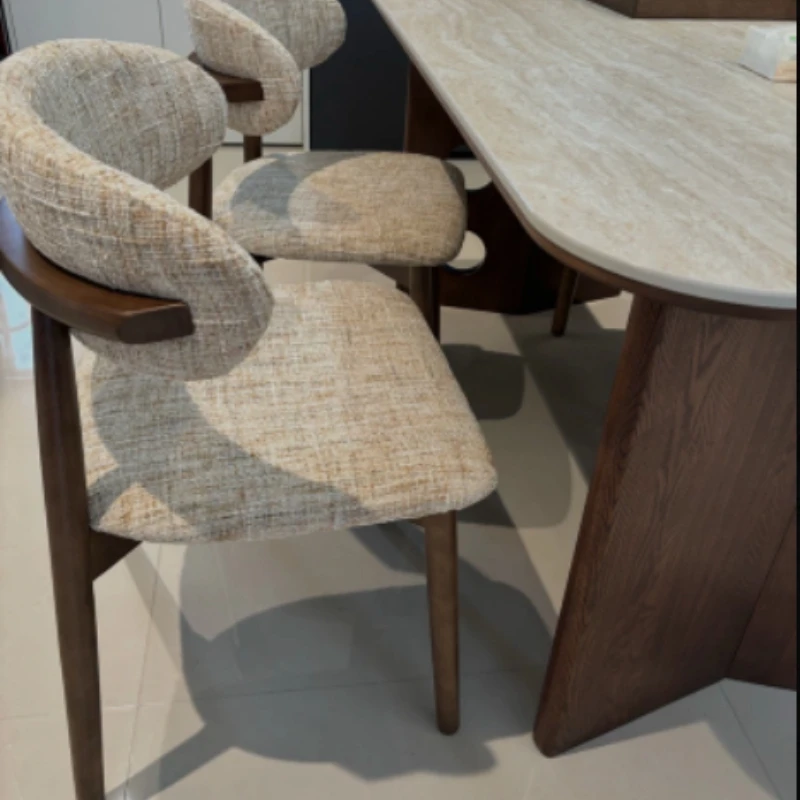 French Vintage Solid Wood Dining Chair Nordic Kitchen Armchair Designer Home Accent Seat Scandinavian Living Room Backrest Stool
French Vintage Solid Wood Dining Chair Nordic Kitchen Armchair Designer Home Accent Seat Scandinavian Living Room Backrest Stool