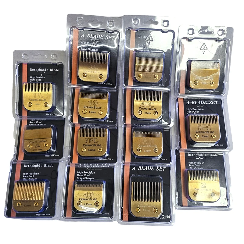 Professional Detachable Pet Dog Animal Clipper Replacement Ceramic Blade For Most Andis,Oster A5,For Wahl KM10 Series Clippers
Professional Detachable Pet Dog Animal Clipper Replacement Ceramic Blade For Most Andis,Oster A5,For Wahl KM10 Series Clippers