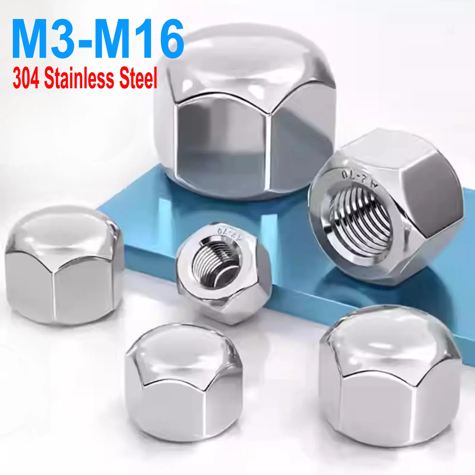 1/10pcs DIN917 M3 M4 M5 M6 M8 M10 M12 M14 M16 304 Stainless Steel Hex Hexagon Decorative Short Low Cover Cap Blind Acorn Nut
1/10pcs DIN917 M3 M4 M5 M6 M8 M10 M12 M14 M16 304 Stainless Steel Hex Hexagon Decorative Short Low Cover Cap Blind Acorn Nut