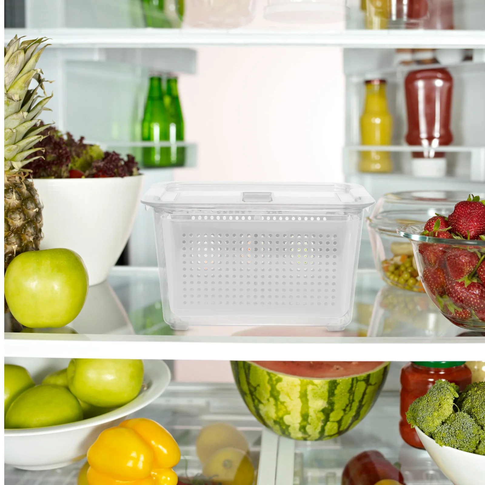 Refrigerator Crisper Storage Container Sealing Refrigerators Drawer Food Pp Containers
Refrigerator Crisper Storage Container Sealing Refrigerators Drawer Food Pp Containers
