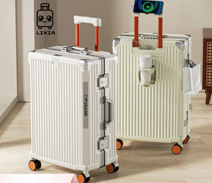 LIXIA Suitcase Wide Handle Travel Suitcase Men 20 24 26 Carry-On Luggage Women PC Aluminum Frame Trolley Case
LIXIA Suitcase Wide Handle Travel Suitcase Men 20 24 26 Carry-On Luggage Women PC Aluminum Frame Trolley Case