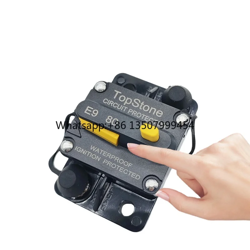 50A Surface Mount Breaker Topstone E92C Manual Reset 12-48V DC Thermal Overload Protection Marine RV Solar System
50A Surface Mount Breaker Topstone E92C Manual Reset 12-48V DC Thermal Overload Protection Marine RV Solar System