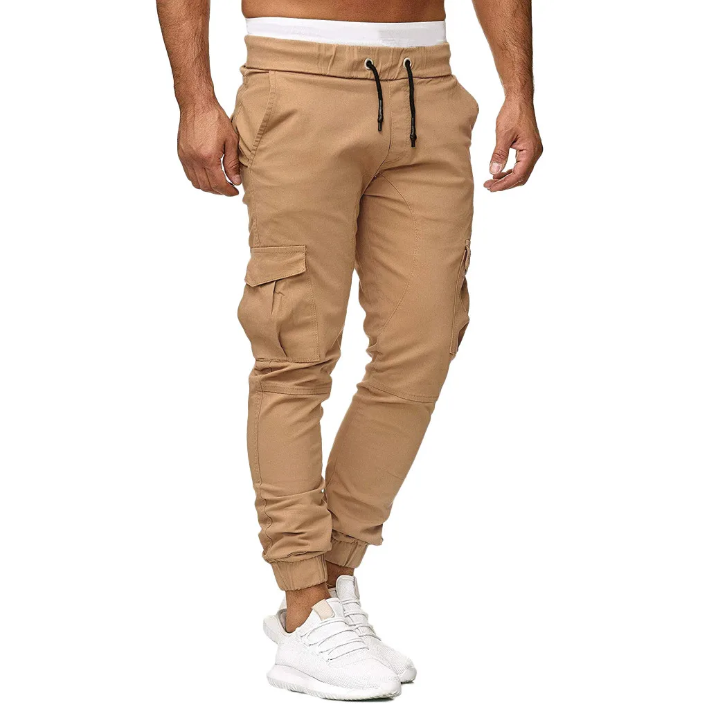 New Casual Joggers Pants Solid Color Men Cotton Elastic Long Trousers Pantalon Homme Military Cargo Pants Sports Leggings
New Casual Joggers Pants Solid Color Men Cotton Elastic Long Trousers Pantalon Homme Military Cargo Pants Sports Leggings