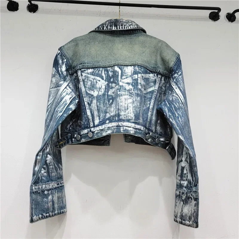 Autumn Korean Vintage Blue Denim Jackets Women High Waisted Loose Short Cowboy Outerwear Long Sleeve Jeans Jacket Coat Female
Autumn Korean Vintage Blue Denim Jackets Women High Waisted Loose Short Cowboy Outerwear Long Sleeve Jeans Jacket Coat Female