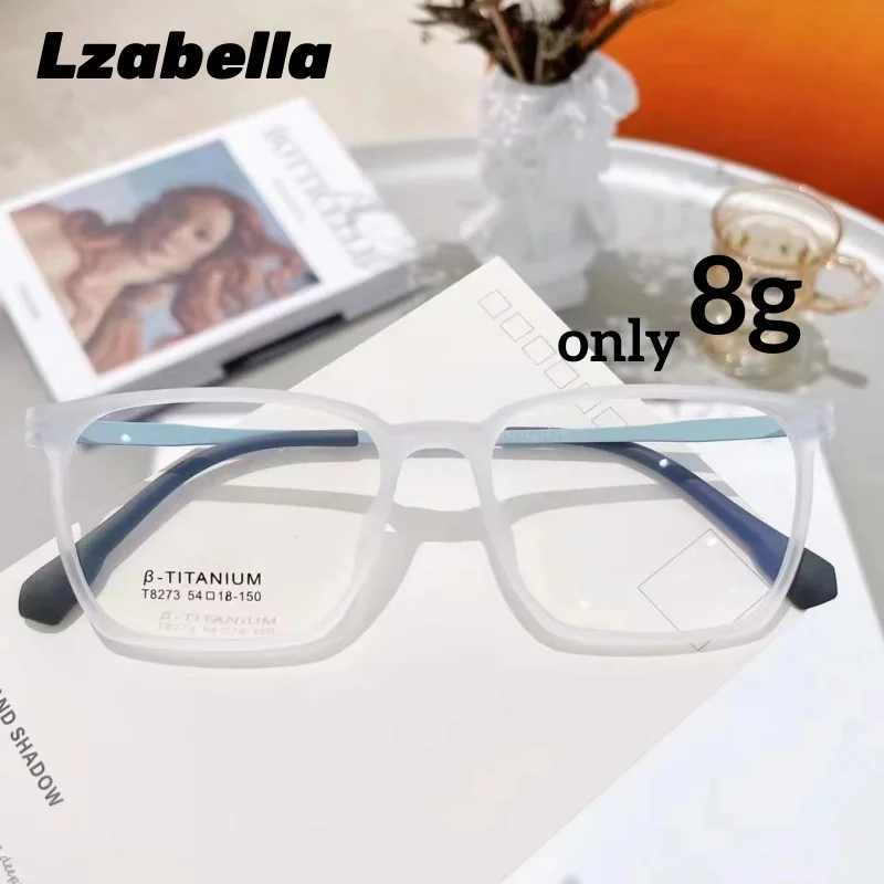 Lzabella Fashion Ultralight Durable Square TR Eyeglass Frame Rubber Titanium Frame Optical Prescription Eyeglasses Unisex T8273
Lzabella Fashion Ultralight Durable Square TR Eyeglass Frame Rubber Titanium Frame Optical Prescription Eyeglasses Unisex T8273
