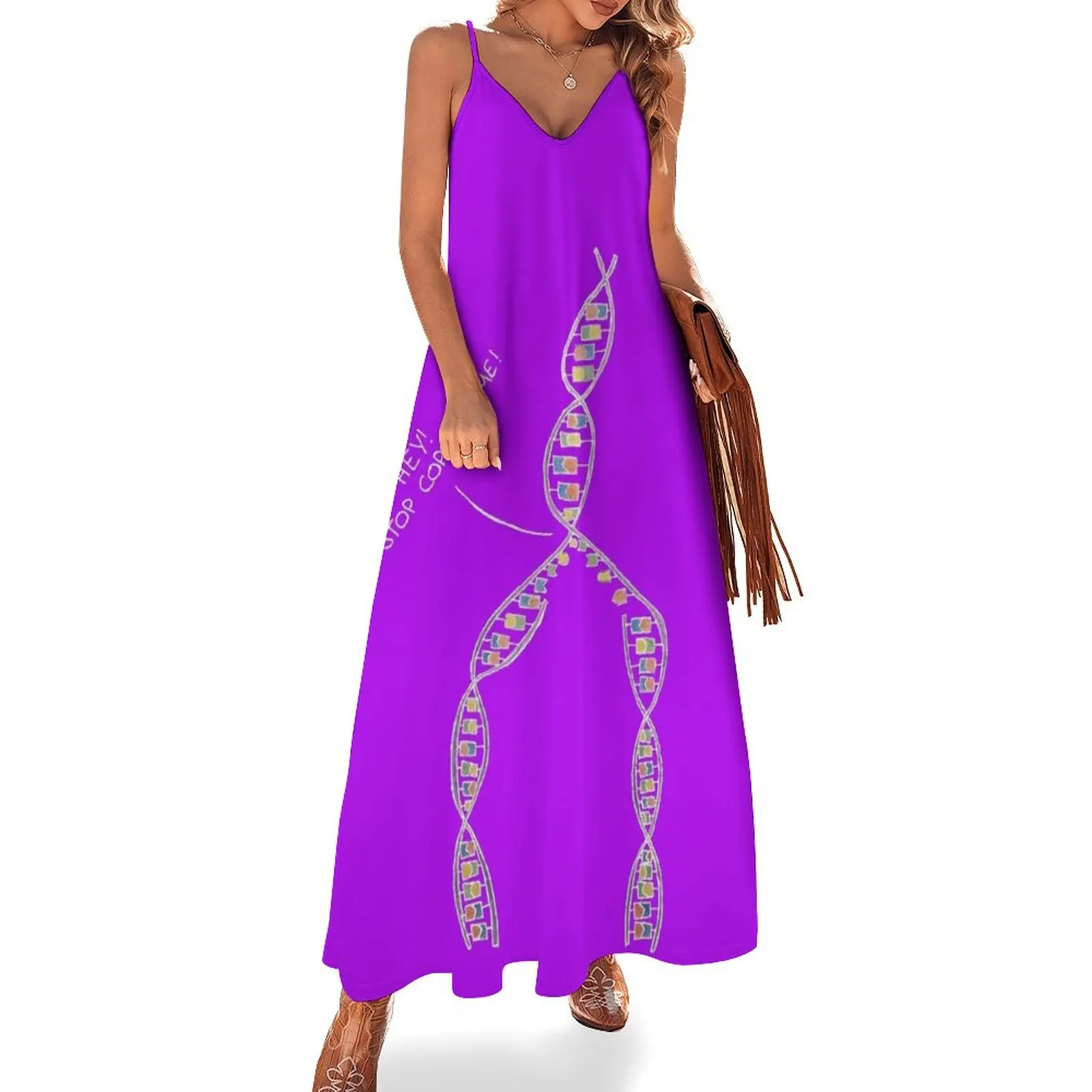 Stop copying me! - DNA (Dark background) Sleeveless Dress clothes for women Women's clothing women's summer dresses 2024
Stop copying me! - DNA (Dark background) Sleeveless Dress clothes for women Women's clothing women's summer dresses 2024