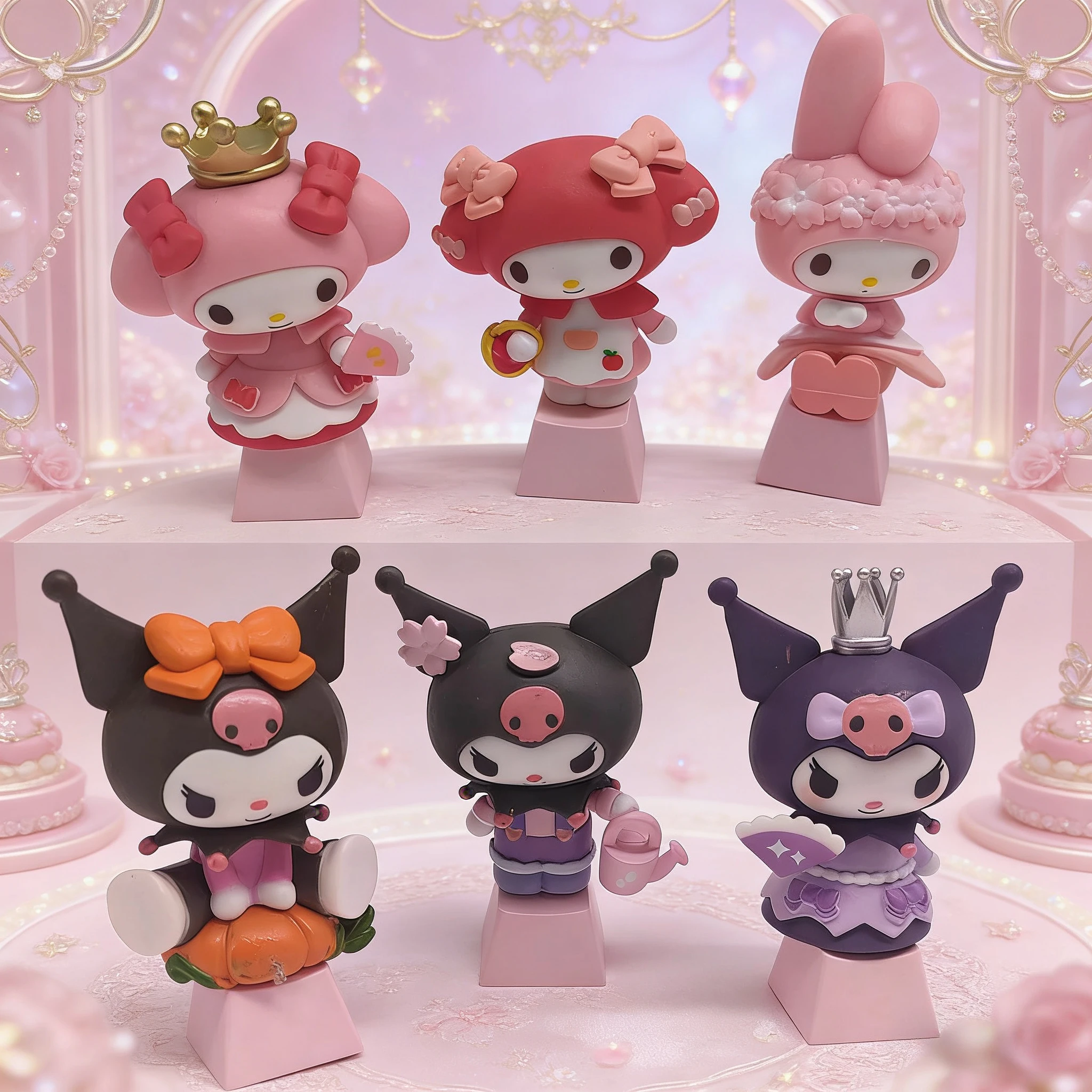 Cute Sanrio Kuromi Melody Transparent Keycap Creative Single Personality 3D DIY Customized Mechanical Keyboard Esc Keycap
Cute Sanrio Kuromi Melody Transparent Keycap Creative Single Personality 3D DIY Customized Mechanical Keyboard Esc Keycap