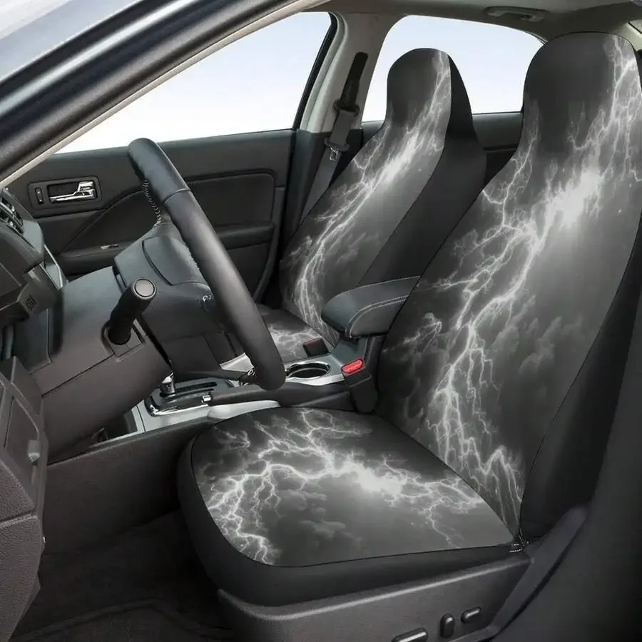 Black White Lightning Storm Car Seat Covers Universal Auto Seat Protectors For Cars SUVs Trucks
Black White Lightning Storm Car Seat Covers Universal Auto Seat Protectors For Cars SUVs Trucks
