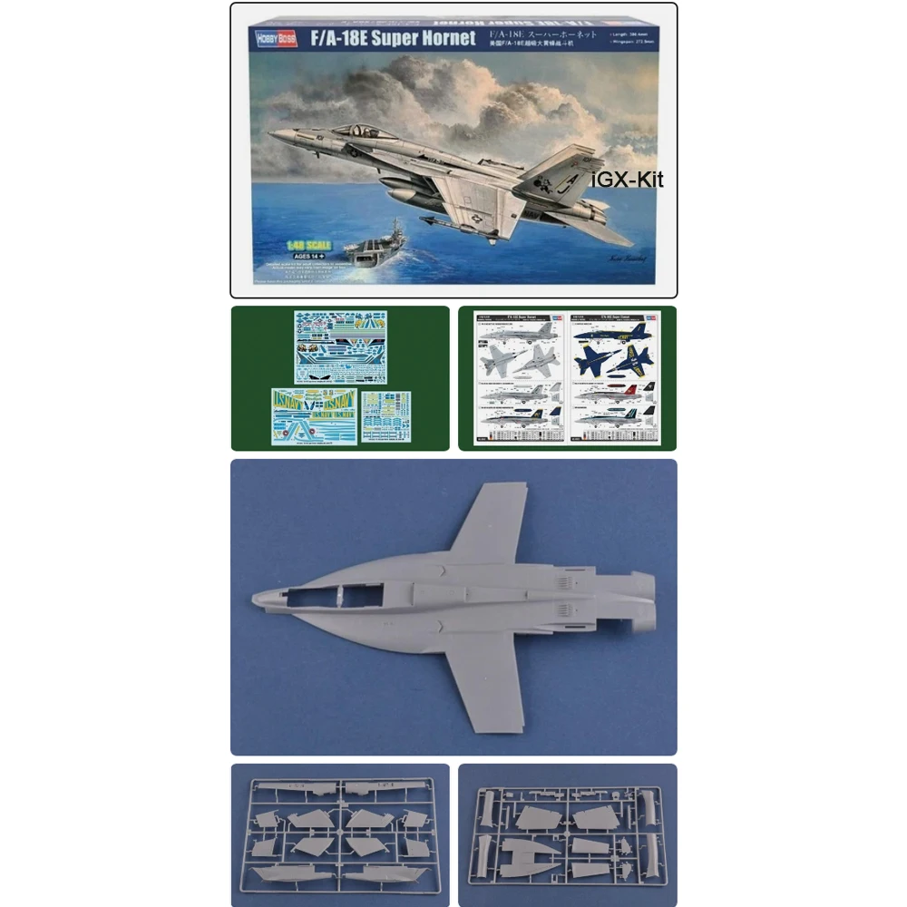 HobbyBoss 85812 1/48 Scale US F18 F-18 F18E F/A-18E Super Hornet Fighter Plane Aircraft Plastic Assembly Model Building Kit
HobbyBoss 85812 1/48 Scale US F18 F-18 F18E F/A-18E Super Hornet Fighter Plane Aircraft Plastic Assembly Model Building Kit