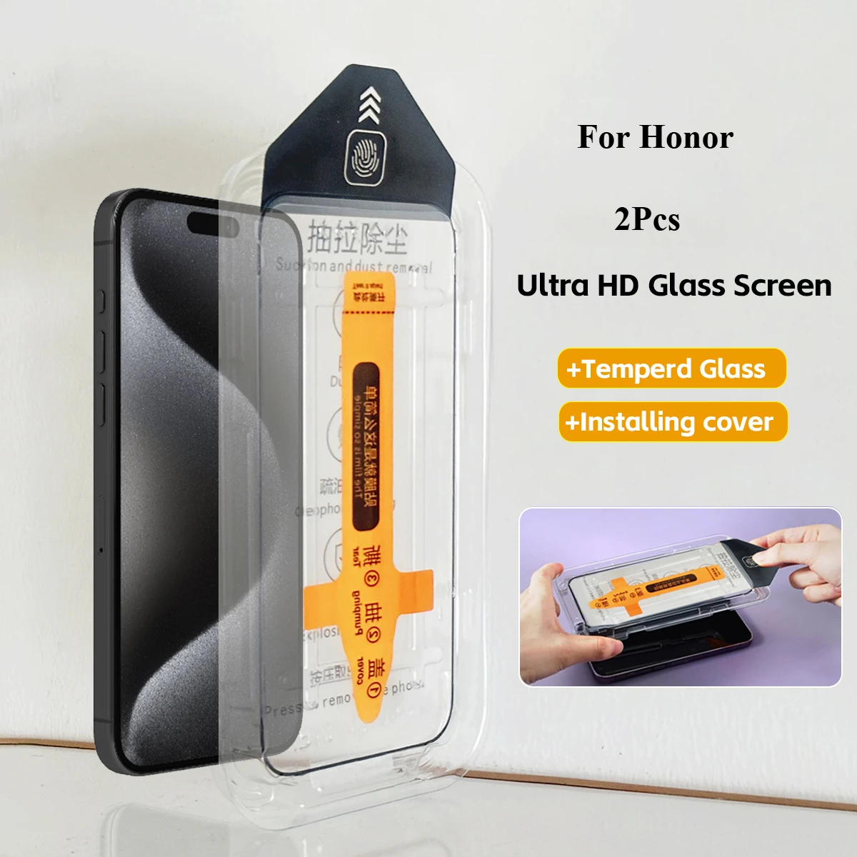 2Pcs Premium Tempered Glass For Honor 400 Lite /Honor 300 Dust Bubble Free Screen Protector For Honor GT Easy Installation Glass
2Pcs Premium Tempered Glass For Honor 400 Lite /Honor 300 Dust Bubble Free Screen Protector For Honor GT Easy Installation Glass