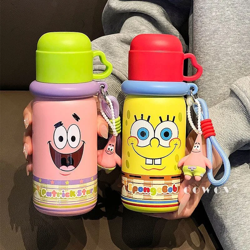 Original Cartoon SpongeBob SquarePants Patrick Star Children's Water Thermos Cup with a straw Lovely Gift
Original Cartoon SpongeBob SquarePants Patrick Star Children's Water Thermos Cup with a straw Lovely Gift