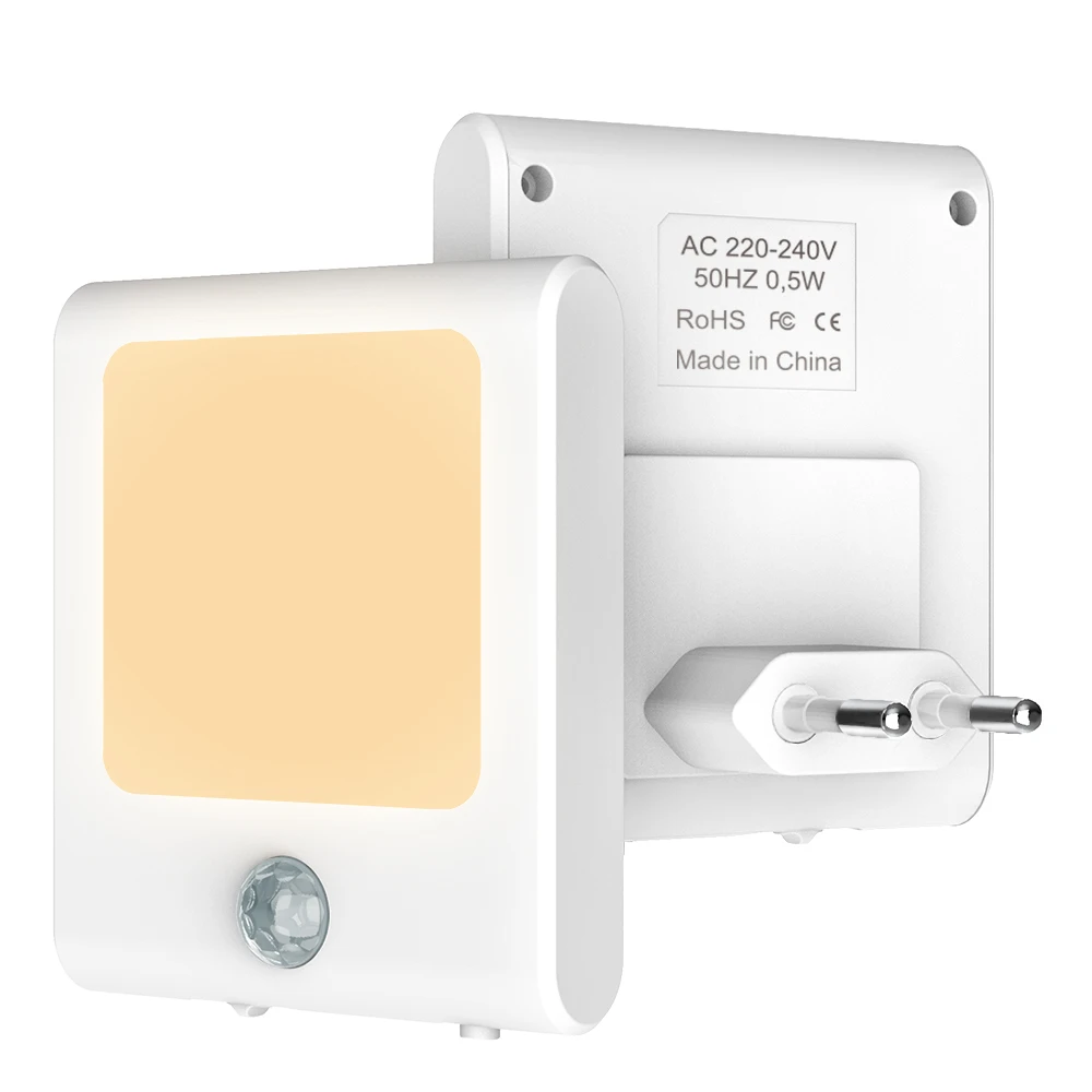 Plug-in Light Sensor LED Night Lights with Motion Detection and Adjustable Brightness Suitable for Bedroom Kitchen Corridor
Plug-in Light Sensor LED Night Lights with Motion Detection and Adjustable Brightness Suitable for Bedroom Kitchen Corridor