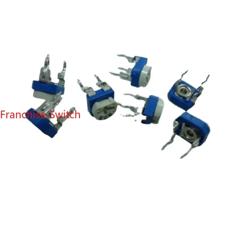 10PCS Small Adjustable Resistance Potentiometer Blue And White 065 Type Trim 1k 5k 10k 20k50k100k
10PCS Small Adjustable Resistance Potentiometer Blue And White 065 Type Trim 1k 5k 10k 20k50k100k