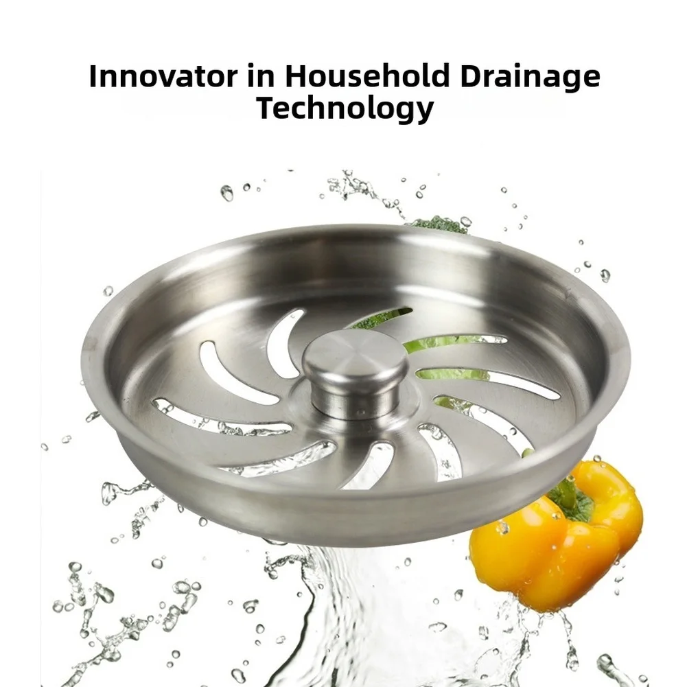 Stainless Steel Sink Strainer Designed for Bathroom Installations with 119.5mm Edge Diameter and Efficient 10 Hole Drainage
Stainless Steel Sink Strainer Designed for Bathroom Installations with 119.5mm Edge Diameter and Efficient 10 Hole Drainage