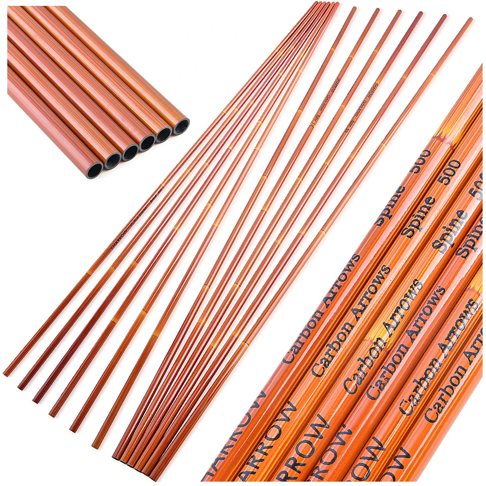 6/12pcs 30inch Carbon Arrow Shaft Spine 500 ID6.2mm Bamboo Grain Rod for Recurve Compound Bow Archery Shooting Hunting
6/12pcs 30inch Carbon Arrow Shaft Spine 500 ID6.2mm Bamboo Grain Rod for Recurve Compound Bow Archery Shooting Hunting