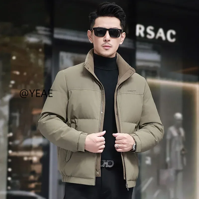 YEAE Men's Winter Down Jacket Duck Down Luxury Male Padding Stand Collar Short Jackets Casual Man Sack Padded Coats for Men
YEAE Men's Winter Down Jacket Duck Down Luxury Male Padding Stand Collar Short Jackets Casual Man Sack Padded Coats for Men
