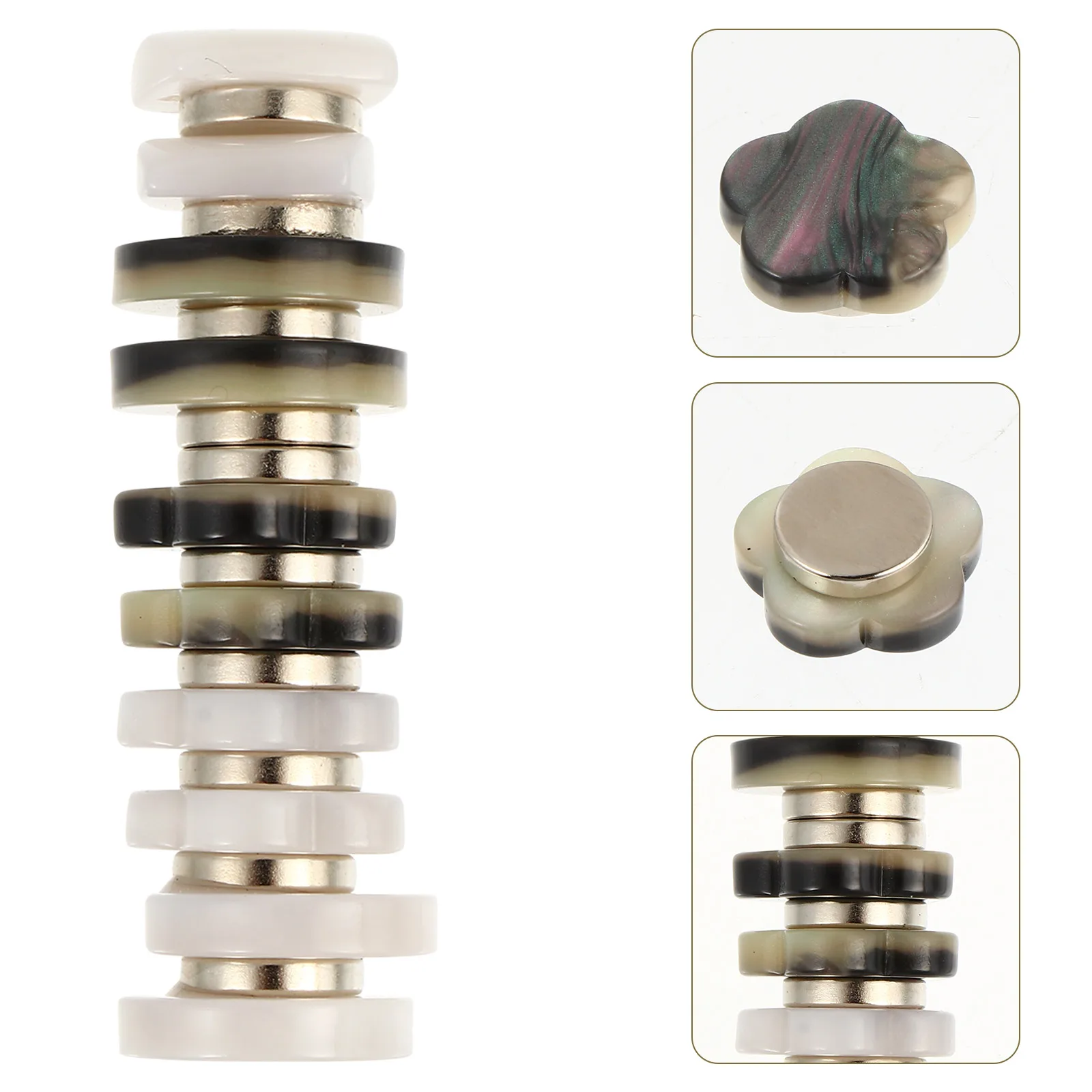 10 Pcs Magnetic Concealed Buckles Resin Snaps Shirts Clothes Accessories Durable Practical Portable Storage DIY Craft Gifts
10 Pcs Magnetic Concealed Buckles Resin Snaps Shirts Clothes Accessories Durable Practical Portable Storage DIY Craft Gifts