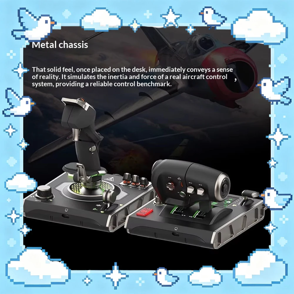 Turtle Beach V1F-Deck Simulated Flying Rocker Double Throttle Throttle Valve 74 Entity Custom Buttons Hall Game Rocker For Gifts
Turtle Beach V1F-Deck Simulated Flying Rocker Double Throttle Throttle Valve 74 Entity Custom Buttons Hall Game Rocker For Gifts
