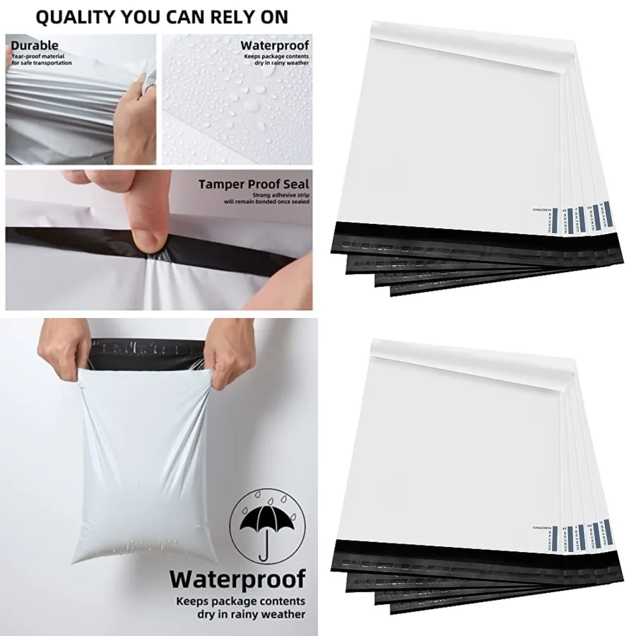 14.5x19 Poly Mailers Shipping Envelope Self Sealing Bags Pack of 100
14.5x19 Poly Mailers Shipping Envelope Self Sealing Bags Pack of 100