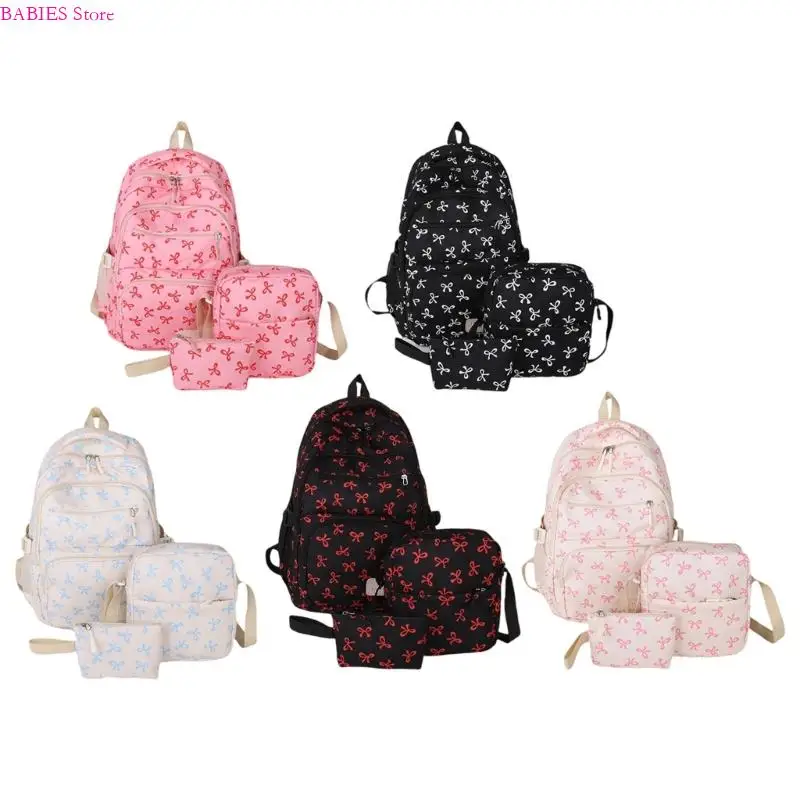 C9GB 3 Pcs Sweet Bows Backpacks Set Student School Bag Travel Rucksack Large Capacity Casual Daypacks Aesthetic Backpacks
C9GB 3 Pcs Sweet Bows Backpacks Set Student School Bag Travel Rucksack Large Capacity Casual Daypacks Aesthetic Backpacks