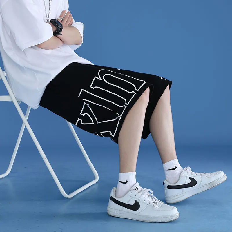 Plus Size Sport Shorts Men Cotton Letter Print Drawstring Elastic Casual Shorts Fashion Loose Knee Jogging Pants Summer M-5XL
Plus Size Sport Shorts Men Cotton Letter Print Drawstring Elastic Casual Shorts Fashion Loose Knee Jogging Pants Summer M-5XL