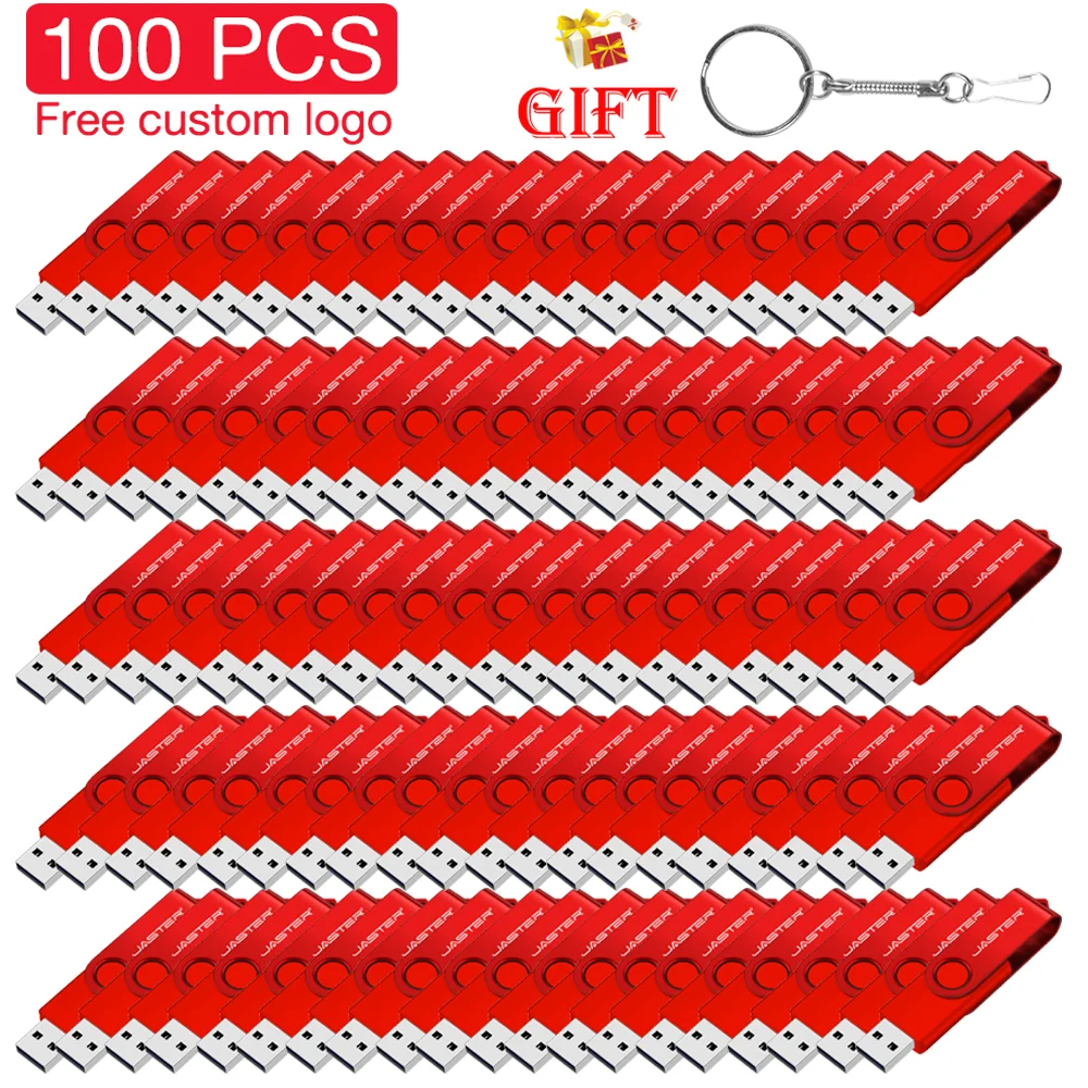 100PCS Wholesale USB 2.0 Flash Drives 128GB Pen Drive Free Custom Logo 64GB Rotatable Memory Stick 32GB Business Gift USB Stick
100PCS Wholesale USB 2.0 Flash Drives 128GB Pen Drive Free Custom Logo 64GB Rotatable Memory Stick 32GB Business Gift USB Stick
