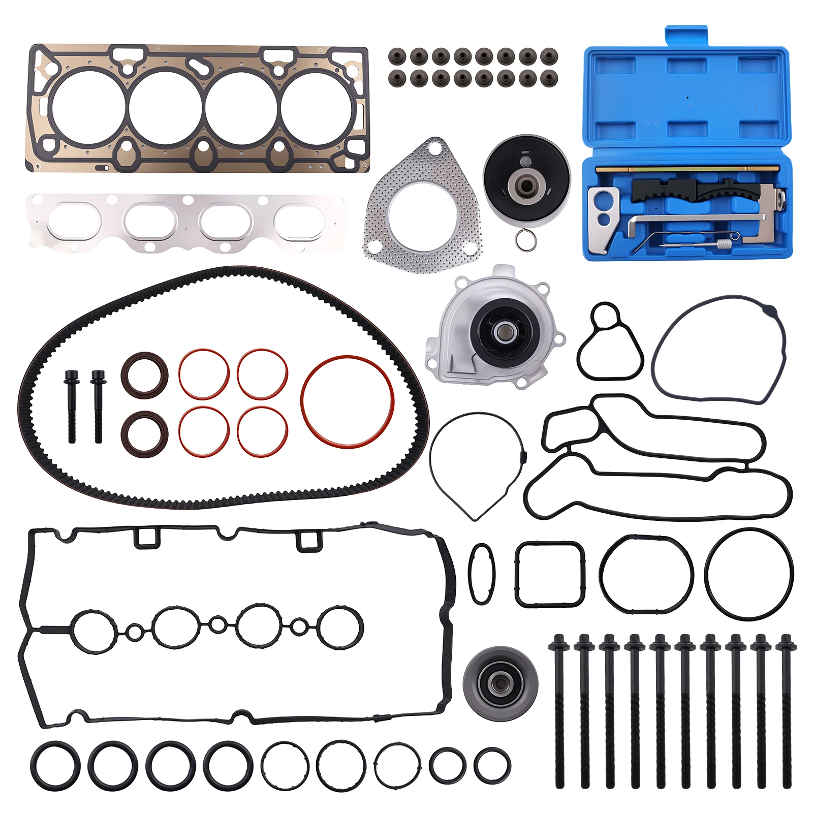 Head Gaskets Set & Water Pump Kit For Chevrolet Cruze Sonic 1.8L DOHC 2012-2018
Head Gaskets Set & Water Pump Kit For Chevrolet Cruze Sonic 1.8L DOHC 2012-2018
