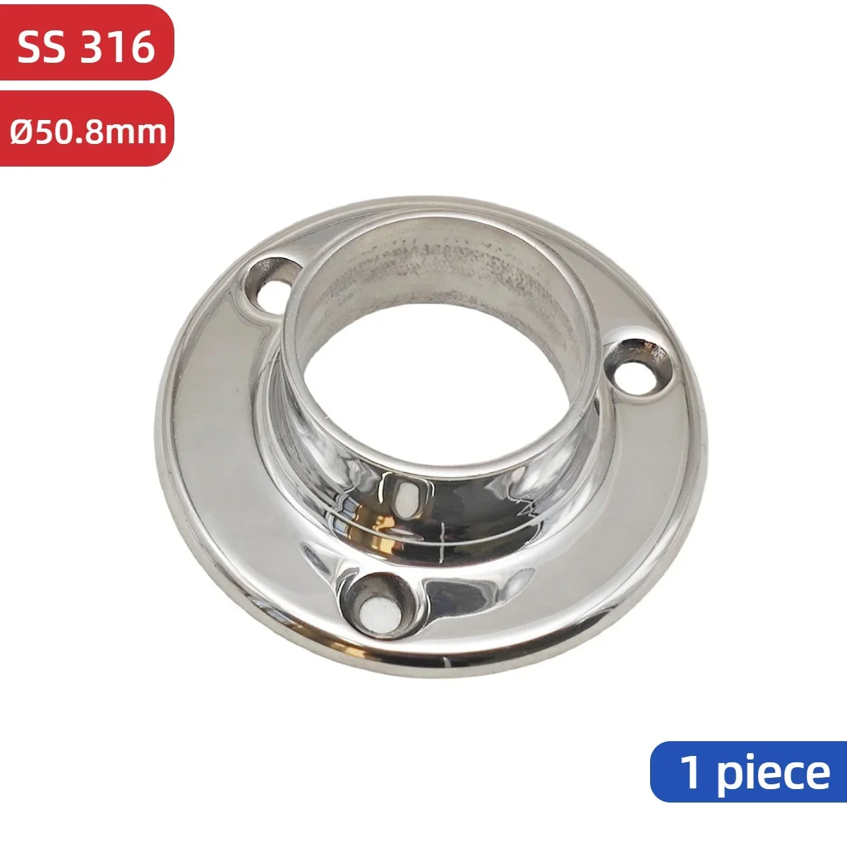 316 Stainless Steel 50.8mm Stair Railing Baluster Post Staircase Handrail Base Flange
316 Stainless Steel 50.8mm Stair Railing Baluster Post Staircase Handrail Base Flange