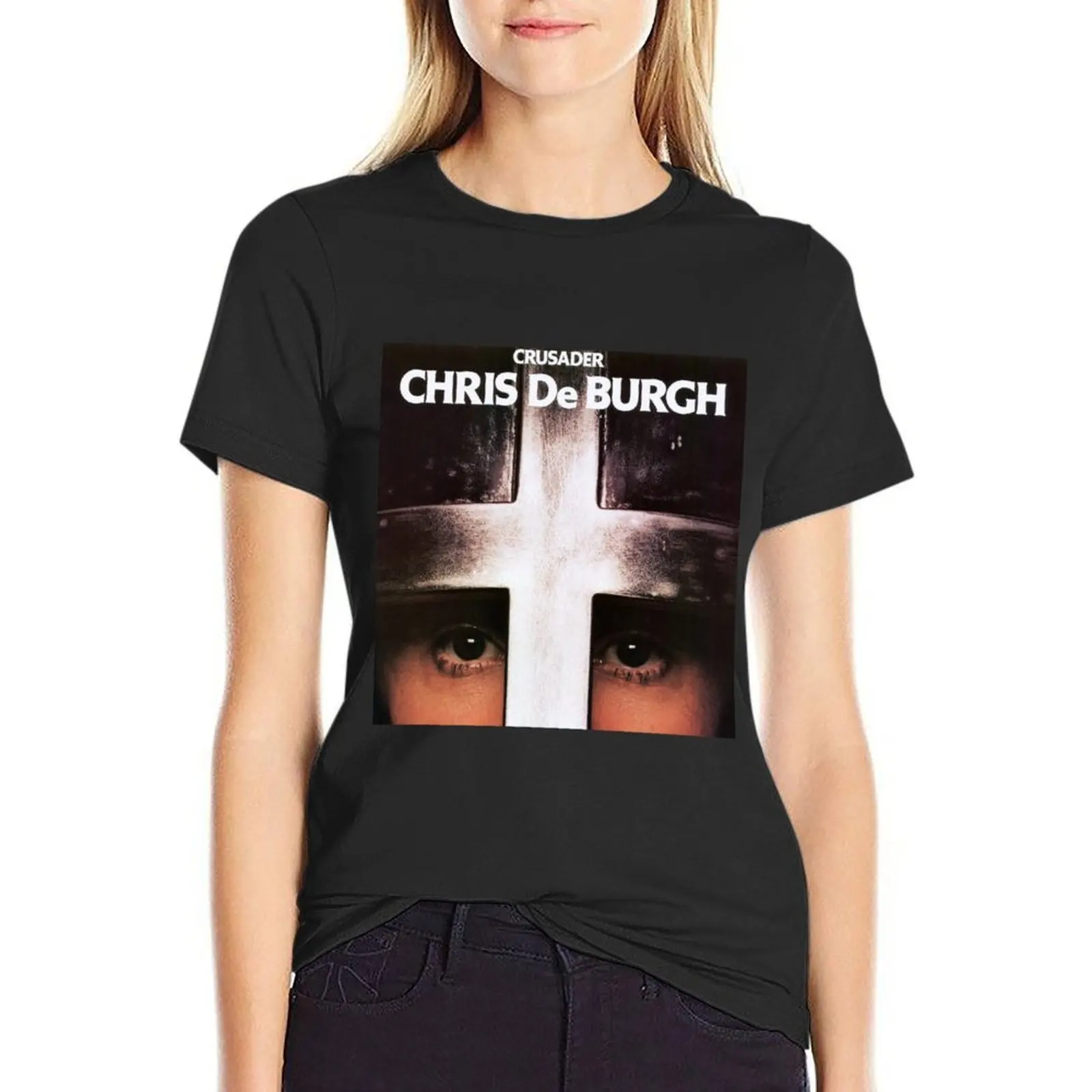 Chris de Burgh Crusader T-Shirt summer clothes funny sweat workout shirts for Women loose fit
Chris de Burgh Crusader T-Shirt summer clothes funny sweat workout shirts for Women loose fit