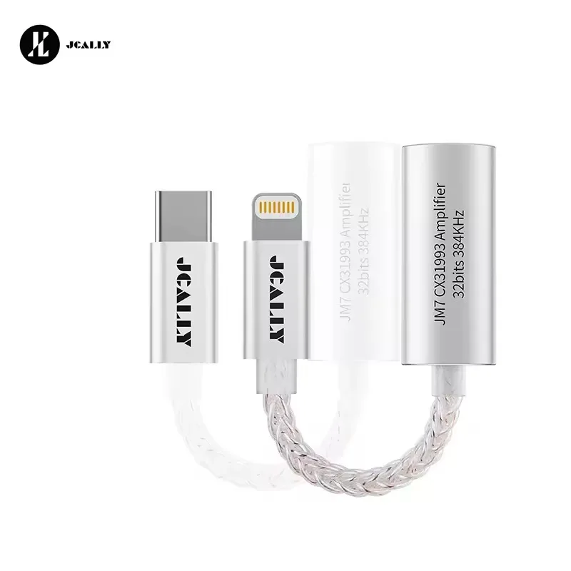 JCALLY JM7 Адаптер для наушников Линия USB TypeC к 3,5 мм Цифровой аудиокабель ЦАП CX31993 Для адаптера Android Декодирующий усилитель 32 бит/384 кГц
JCALLY JM7 Адаптер для наушников Линия USB TypeC к 3,5 мм Цифровой аудиокабель ЦАП CX31993 Для адаптера Android Декодирующий усилитель 32 бит/384 кГц