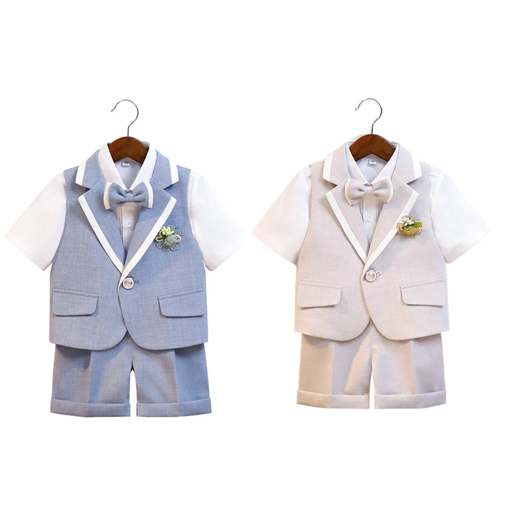 Boy Summer Vest Dress Suit Children's Host Piano Performance Photography Birthday Party Costume Kids Waistcoat Shorts Outfit
Boy Summer Vest Dress Suit Children's Host Piano Performance Photography Birthday Party Costume Kids Waistcoat Shorts Outfit