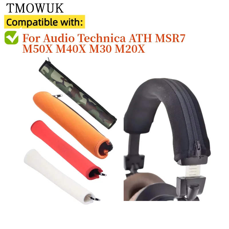 Universal Full Closure Headphone Cover Audio Technica ATH MSR7 M50X M40X M30 M20X Headpad Zipper Cushion pad Head beam cover
Universal Full Closure Headphone Cover Audio Technica ATH MSR7 M50X M40X M30 M20X Headpad Zipper Cushion pad Head beam cover