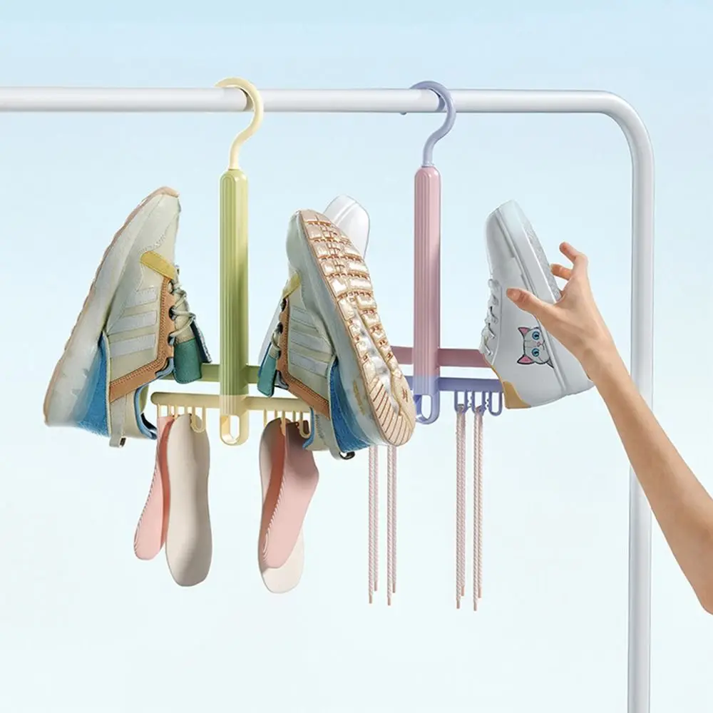 2Pcs Rotatable Shoes Drying Rack Windproof Stackable Shoe Storage Organizer Space Saving Reusable Shoes Drying Hanger For Home
2Pcs Rotatable Shoes Drying Rack Windproof Stackable Shoe Storage Organizer Space Saving Reusable Shoes Drying Hanger For Home