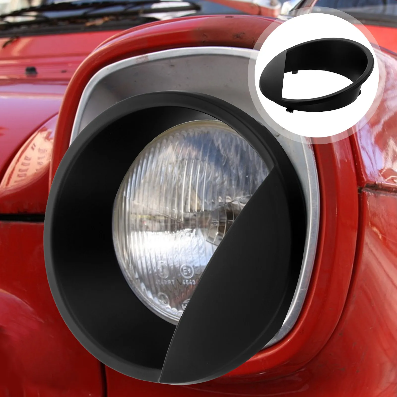 2Pcs Black Headlight Cover Trim Guard High Quality Plastic Headlamp Bezels Replacement for 7Inch Headlights Waterproof Front
2Pcs Black Headlight Cover Trim Guard High Quality Plastic Headlamp Bezels Replacement for 7Inch Headlights Waterproof Front
