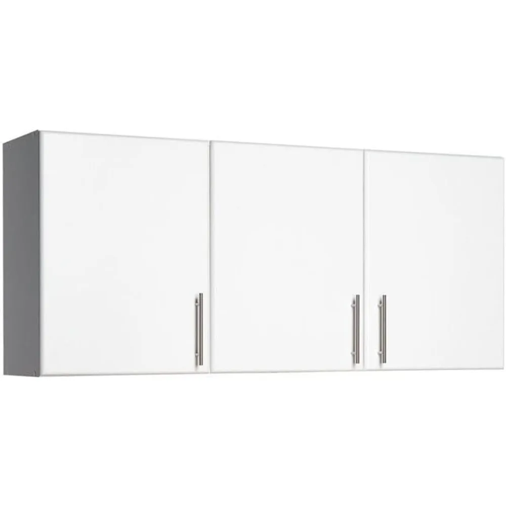 Elite 54" Wall Cabinet, White Storage Cabinet With 2 Adjustable Shelves, Storage Closet For Pantry, Kitchen And Bathroom 12" D 
Elite 54" Wall Cabinet, White Storage Cabinet With 2 Adjustable Shelves, Storage Closet For Pantry, Kitchen And Bathroom 12" D