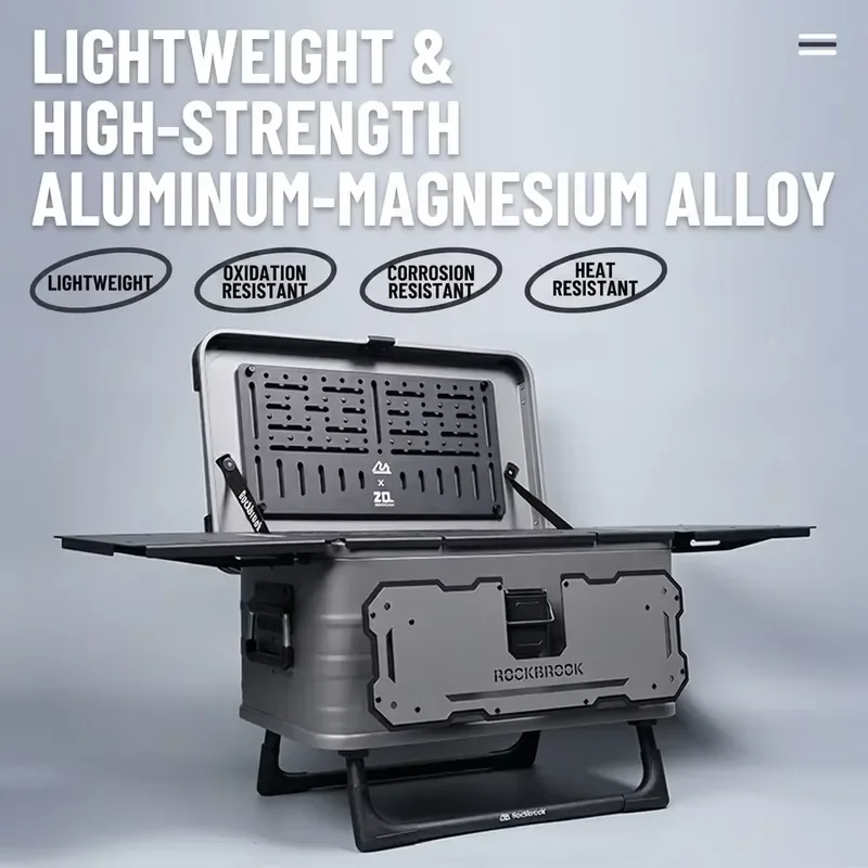 C43 30 Liters Aluminum Alloy Outdoor Storage Case Rugged Moisture Proof Construction for Glamping Mobile Kitchen Cookware
C43 30 Liters Aluminum Alloy Outdoor Storage Case Rugged Moisture Proof Construction for Glamping Mobile Kitchen Cookware